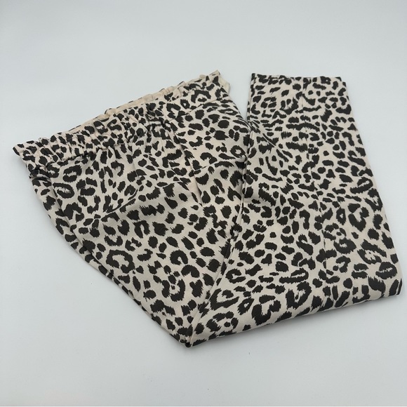 JCrew Animal Print Linen Pants - Picture 5 of 12